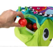 Salteluta de joaca cu bile ecotoys 88967 brosca testoasa - verde edeedi88967green