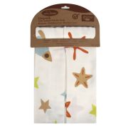 Set 2 museline din bumbac organic 70x55cm Space Sevibebe BBKSEV_303-61
