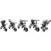 Tricicleta cu pedale 3 in 1 r-sport t3 - gri edeedit500(t3)gri