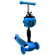 Trotineta 5 in 1, roti cu led, platforma antiderapanta, jr r-sport - albastru edeedijr201blue