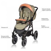 Carucior vessanti crooner 2 in 1 - petrol edeedibb-213petrol