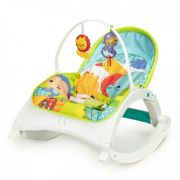 Fotoliu balansoar 3 in 1 cu vibratii ecotoys 88954 - jungla edeedi88954