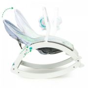 Fotoliu balansoar 3 in 1 cu vibratii si tava ecotoys 27231 - elefant edeedi27231