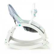 Fotoliu balansoar 3 in 1 cu vibratii si tava ecotoys 27231 - elefant edeedi27231