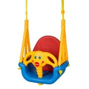 Leagan convertibil 3 în 1 ecotoys - albastru cu rosu edesw-0101