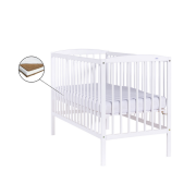 Patut drewex clasico - alb + saltea cocos 12 cm eded5902622000268_s12