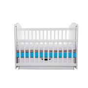 Patut vessanti como balansoar culisant - alb cu albastru + saltea cocos 7 cm edep7dbcl_d150