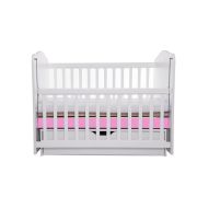 Patut vessanti como balansoar culisant - alb cu roz + saltea cocos 10 cm edep10dbcl_d125