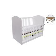 Patut vessanti como balansoar culisant - alb cu verde + saltea cocos 7 cm edep7dbcl_d134
