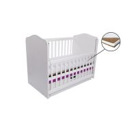 Patut vessanti como balansoar culisant - alb cu violet + saltea cocos 7 cm edep7dbcl_d137