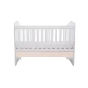 Patut vessanti como fara sertar - alb cu bej + saltea cocos 10 cm edep10dfs_d102