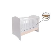 Patut vessanti como fara sertar - alb cu bej + saltea cocos 7 cm edep7dfs_d102