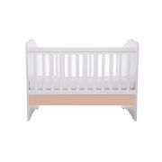 Patut vessanti como fara sertar - alb cu cappucino + saltea cocos 10 cm edep10dfs_d126