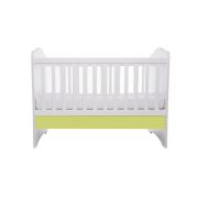Patut vessanti como fara sertar - alb cu verde + saltea cocos 7 cm edep7dfs_d134