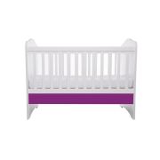 Patut vessanti como fara sertar - alb cu violet + saltea cocos 7 cm edep7dfs_d137