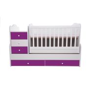 Patut transformabil vessanti touring - alb cu violet edeet_d137