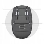 Sac de dormit 95 x 48 cm ricokids elmi 720001 - gri inchis edeedi720001