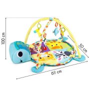 Salteluta de joaca cu bile ecotoys 88968 broasca testoasa - albastra edeedi88968blue