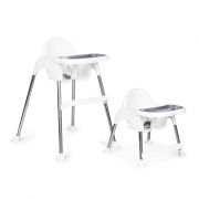 Scaun de masa 2 in 1 ecotoys hc-135 - alb edeedihc-135white