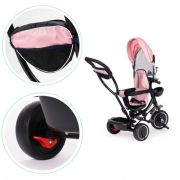 Tricicleta cu sezut rotativ ecotoys jm-066-9 - roz edeedijm-066-9pink