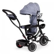 Tricicleta cu sezut rotativ ecotoys jm-066-9 - gri edeedijm-066-9g