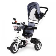Tricicleta cu sezut rotativ ecotoys jm-066-9l - gri edeedijm-066-9lgrey