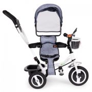 Tricicleta cu sezut rotativ ecotoys jm-066-9l - gri edeedijm-066-9lgrey