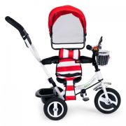 Tricicleta cu sezut rotativ ecotoys jm-066-9l - rosie edeedijm-066-9lr