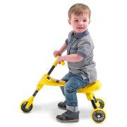 Tricicleta pliabila fara pedale Scuttlebug Bumble Yellow/Black - UNV8541