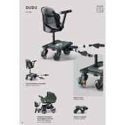 Platforma Adaptor Universal Pentru Al Doilea Copil Cu Scaun Cu Roti Led, 15 Luni - 25 Kg Pjbv352