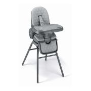Scaun De Masa 4in1 Pentru Bebelusi Si Copii, Cam   Original, Inaltime Ajustabila, Varsta 0-15 Kg, Pliabil, Centura De Siguranta In 5 Puncte, Depozitare, Gri Antracit Pjbs2200-c259