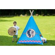 Cort pentru copii PlayTo Teepee Indian Albastru mic PMIC34156