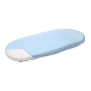 Husa de bumbac cu elastic pentru salteaua de landou Albastru PMICSILLO-2192