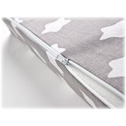 Husa pentru perna Sensillo 30x38 cm Stelute Gri PMICSILLO-20553