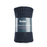 Paturica de bumbac si bambus Sensillo 100x80 cm Granat PMICSILLO-4339