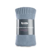 Paturica de bumbac si bambus Sensillo 100x80 cm Jeans PMICSILLO-4338