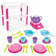 Set de bucatarie pentru ceai si uscator de vase pe 3 nivele Pilsan HAMARAT PMICPILSAN-03 337