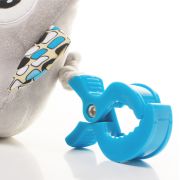 Jucarie de plus pentru carucior/patut 4Baby SQUEEZE Bufnite Albastre PMIC4BABY-957671