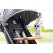 Jucarie de plus pentru carucior/patut 4Baby SQUEEZE Iepurasi Gri PMIC4BABY-957947
