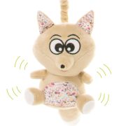 Jucarie de plus pentru carucior/patut 4Baby SQUEEZE Vulpi Maro/Bej PMIC4BABY-957930