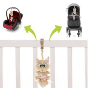 Jucarie muzicala 4Baby MUSIC TOY Vulpi Maro/Bej PMIC4BABY-957954