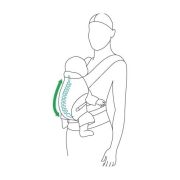 Marsupiu ergonomic 4-36 luni Womar Zaffiro ECO DESIGN 2 Maro PMICWOMAR-ECO02.01