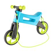 Bicicleta fara pedale Funny Wheels Rider SuperSport YETTI 3 in 1 Blue/Lime PMIC8595557516569