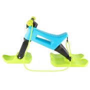 Bicicleta fara pedale Funny Wheels Rider SuperSport YETTI 3 in 1 Blue/Lime PMIC8595557516569