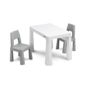Set masuta cu scaunele pentru copii Toyz MONTI Gri PMICTOYZ-1010