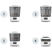 STERILIZATOR SI USCATOR DE BIBEROANE ONE STEP BABY BOTTLE BABYBREZZA