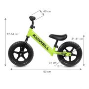 Bicicleta fara pedale kidwell rebel green edeedirobireb13a0