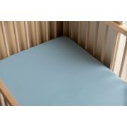 Cearsaf cu elastic din vascoza de bambus Sensillo 140x70 cm Albastru PMICSILLO-2116