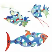Clixo&reg; joc magnetic de construit - animalute marine ( 24 piese)
