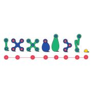 Clixo® joc magnetic de construit - crew albastru & verde (30 piese)